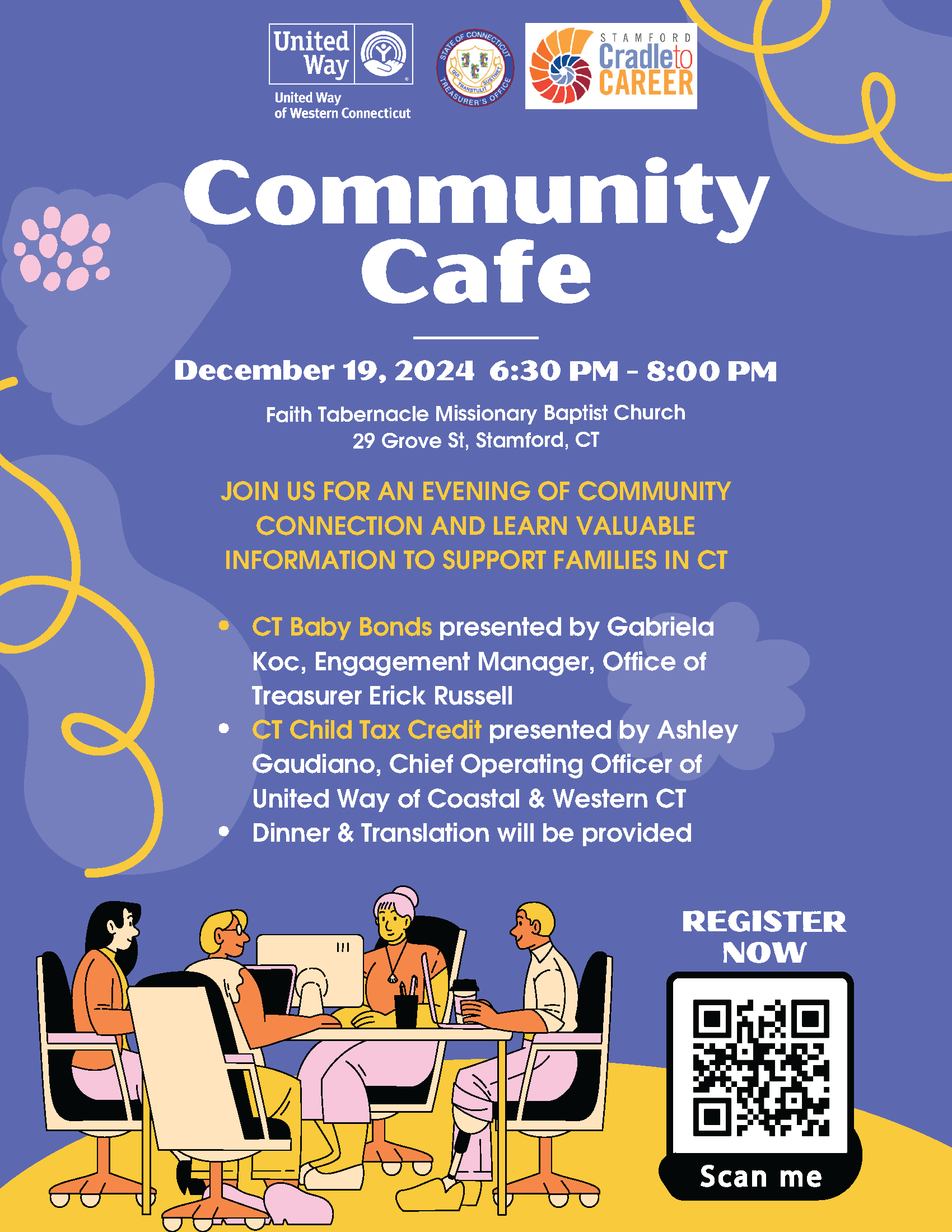 Community Cafe – Stamford Cradle to Career | United Way of Western CT